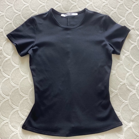 Tank air, cap sleeve baby tee. - Picture 2 of 8